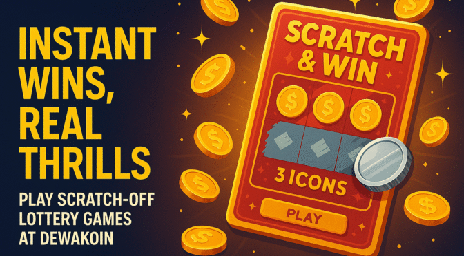 Instant Wins, Real Thrills: Play Scratch-Off Lottery Games at Dewakoin