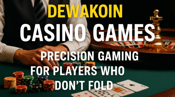 Dewakoin Casino Games: Precision Gaming for Players Who Don’t Fold