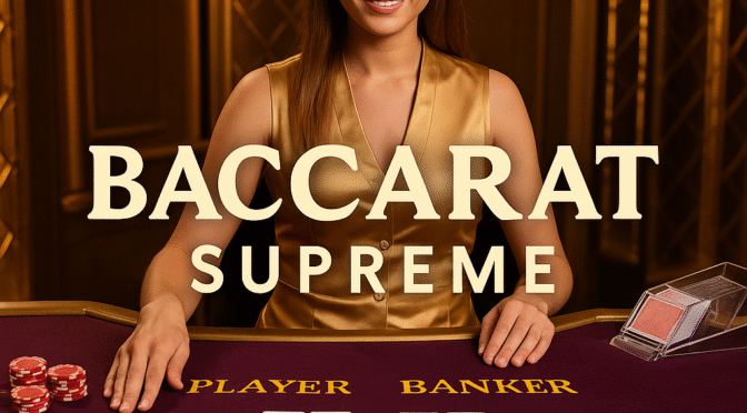 Baccarat Supreme: The Elegant Casino Game of Skill and Chance